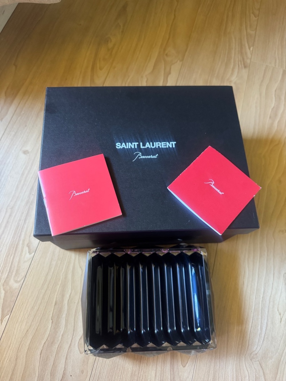 Saint Laurent BACCARAT LOUXOR PIN TRAY IN CRYSTAL
